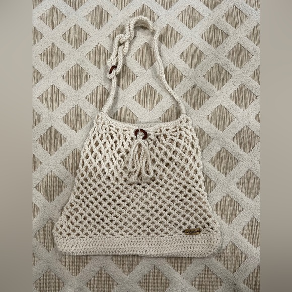 Hand Crocheted Drawstring Bag - Picture 1 of 1